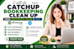 do catchup bookkeeping using quickbooks online and xero
