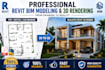 do revit modeling 3d rendering bim modeling and architectural design