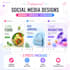design an amazing insta and facebook social media post in 24 hrs