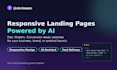 build a responsive website with ai powered features