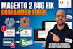 do magento 2 bug fix, resolve errors