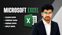 clean excel data, split, merge files, and remove duplicates