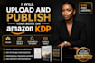upload and publish your book on amazon KDP
