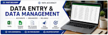 manage the user data properly and also data entry