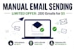 manually send emails one by one