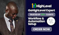 setup gohighlevel automation workflows and ghl email SMS setup