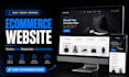 ecommerce website design using elementor pro and woocommerce store