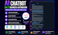 build a custom ai chatbot and n8n automation