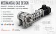 do mechanical cad design, reverse engineering, cnc machining and cad conversion