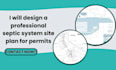 design a professional septic system site plan for permits