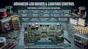 design led driver pcb, smart lighting control, dali dmx controller  pcb layout