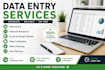 do data entry, internet research and admin support