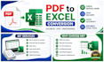do PDF to excel data conversion