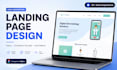 design a modern, conversion focused landing page in figma