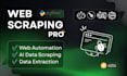 do professional python web scraping, data scraping and extraction as web scraper