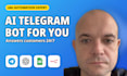build a custom ai telegram bot with n8n automation