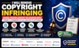 remove copyright infringing, leaked, pirated content and counter reply by e com