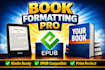 professionally format your book for kindle epub and print