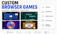develop a custom HTML5 browser game using javascript