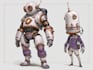 draw robot and mech design