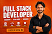 build your website as a frontend developer, or full stack web developer