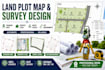 create land plot maps, boundary maps and property plans