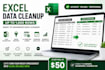help you with excel data  cleaning