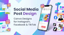 design social media posts in canva