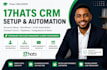 create dubsado honeybook 17hats CRM setup automation workflow system