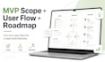 create a clear mvp scope, user flow, and roadmap