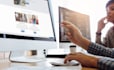 create a custom responsive frontend website