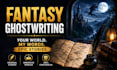fantasy ghostwriter, sci fi, ya, litrpg, progression, isekai novel, ghostwriting
