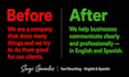 rewrite and improve your text to sound professional
