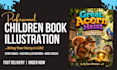 create childrens book cover illustration
