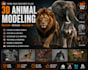 3d animal animation, 3d creature model, 3d character, cartoon character, bones