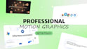 create 2d motion graphics, kinetic typography, and saas product promo video