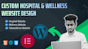 build custom hospital website, health website clinic website