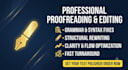 professionally proofread and edit your text