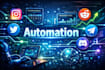create automated tiktok live bot, twitch bot, instagram api bot, youtube api bot
