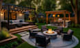 do landscape design, garden, backyard, patio, pool and front yard plans