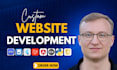 be full stack web developer for saas, app, frontend, custom website development