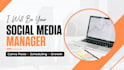 be your social media manager and canva post designer