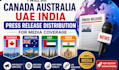 do canada australia uae india press release distribution for media coverage