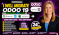 migrate odoo 19 from quickbooks xero excel odoo zero data loss, full erp setup