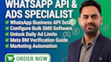 setup whatsapp business api and optimize ads account daily limit