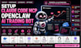 setup claude code mcp openclaw ai trading bot tradingview polymarket docker vps