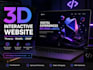 develop a stunning 3d interactive website with threejs, webgl, and gsap
