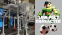 create low poly 3d game assets rig low poly 3d environment