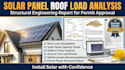 solar panel roof load structural analysis report