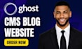 build ghost cms website ghost theme customization ghost migration ghost expert